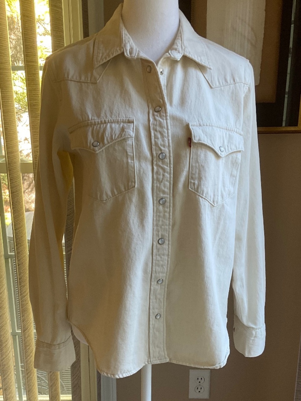 LEVI’S DENIM WESTERN SHIRT Size S